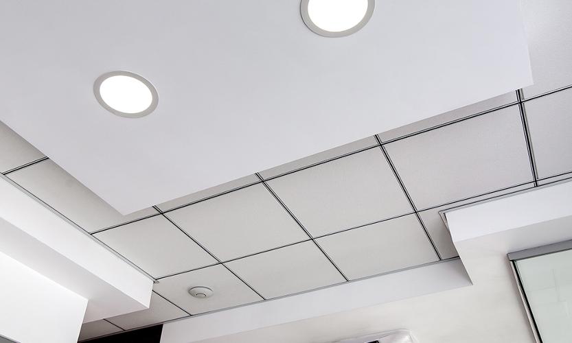 Suspended Ceilings A glazed demountable partition is a non-permanent glass partition which can, if necessary, be taken down without damaging the main fabric of the building fit out. 